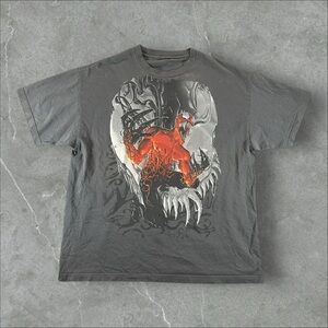 Vintage Carnage Shirt Mens XXL‎ Grey Mad Engine Y2K Marvel Comics AOP Venom Rare